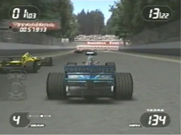 Formula One 2001 screen shot game playing